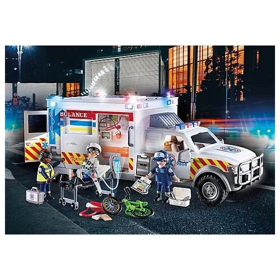 Playmobil Ambulans pogotowia ratunkowego: US Ambulance