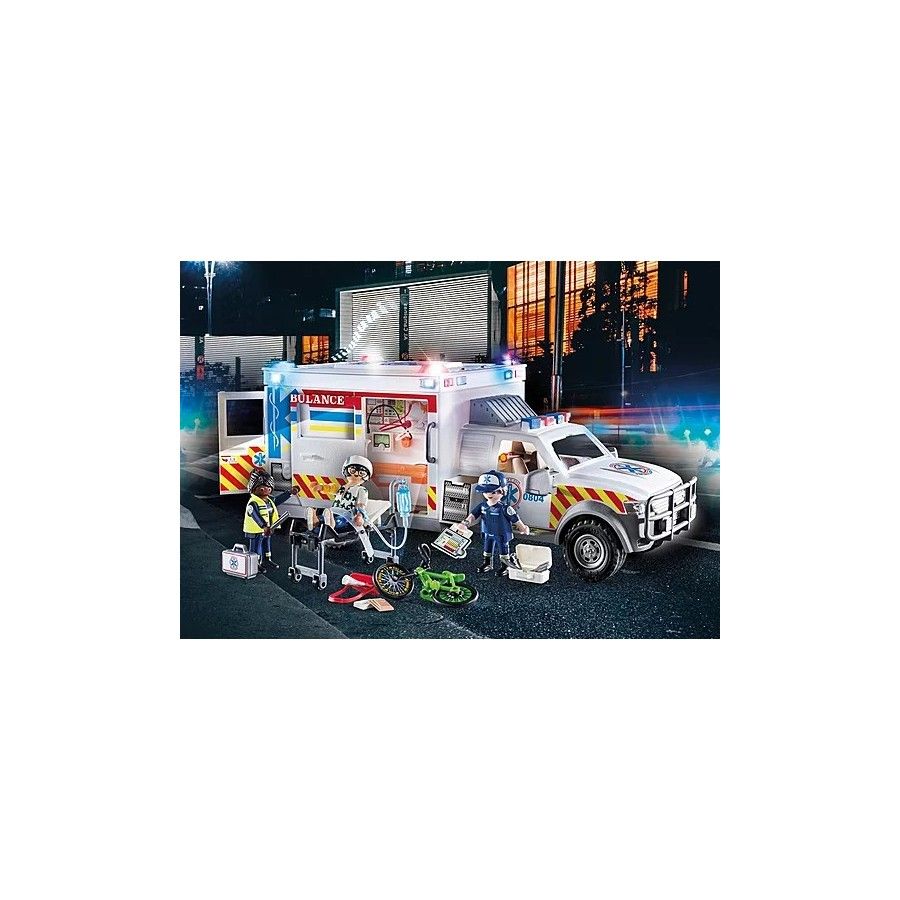 Playmobil Ambulans pogotowia ratunkowego: US Ambulance