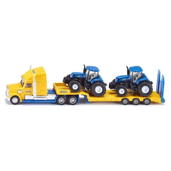 Siku Agriculteur - Un camion avec de nouveaux tracteurs Holland
