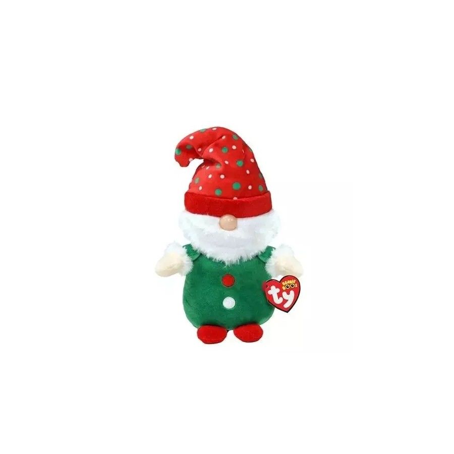 Ty Beanie Boos GNOLAN, 15 cm – zielony krasnal