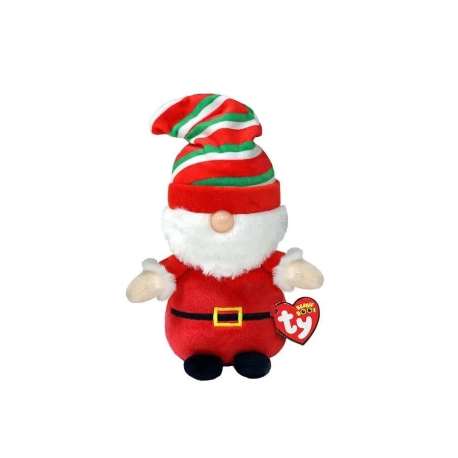 Ty Beanie Boos GNEWMAN, 15 cm – czerwony krasnal
