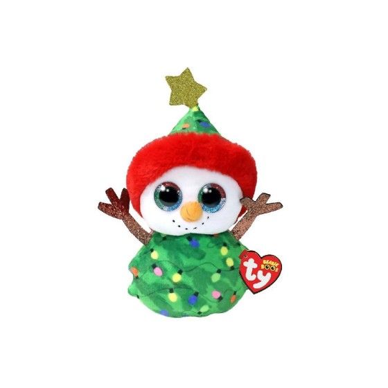 Ty Beanie Boos Garland, 15 cm - Groene Sneeuwman