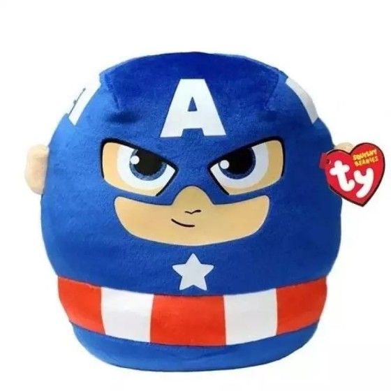 Ty Squishy Beanies Marvel капітан Америка, 30 см