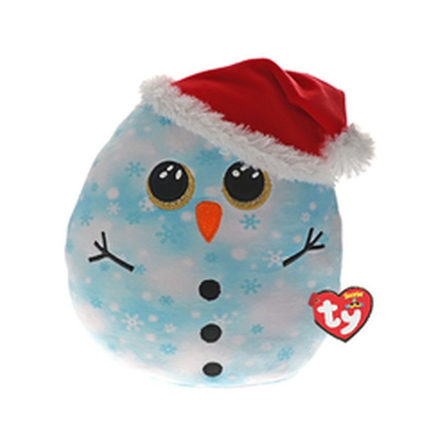 Ty Squishy Beanies FLECK, 30 cm – bałwanek