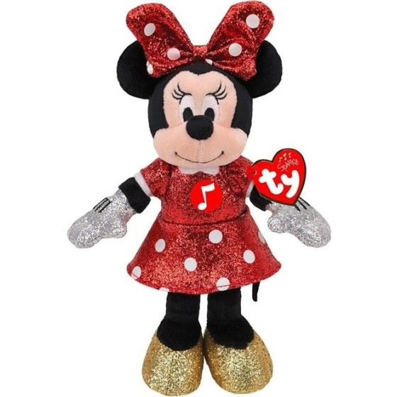 Ty Beanie Babies MICKEY & MINNIE, 20 cm – błyszcząca Minnie