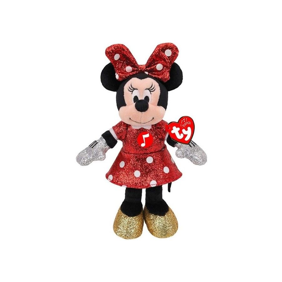 Ty Beanie Babies MICKEY & MINNIE, 20 cm – błyszcząca Minnie