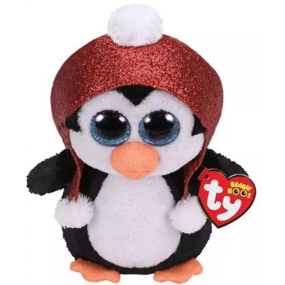 Ty Beanie Boos GALE, 15 cm – pingwin