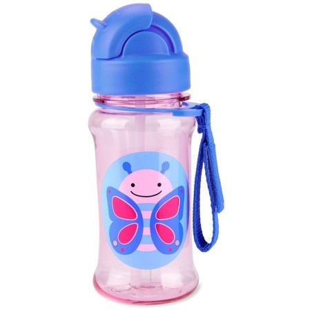 Skip Hop Дитяча водна пляшка Tritanowy Butterfly 355мл Зоопарк Тритан Рен