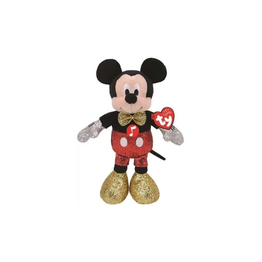 Ty Beanie Babies MICKEY & MINNIE, 25 cm – błyszczący Mickey -