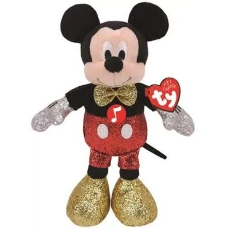 Ty Beanie Babies MICKEY & MINNIE, 25 cm – błyszczący Mickey