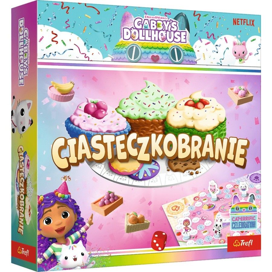 Trefl Gra Ciasteczkobranie Koci Domek Gabi
