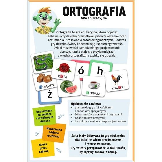 Trefl Gra Ortografia Mały odkrywca