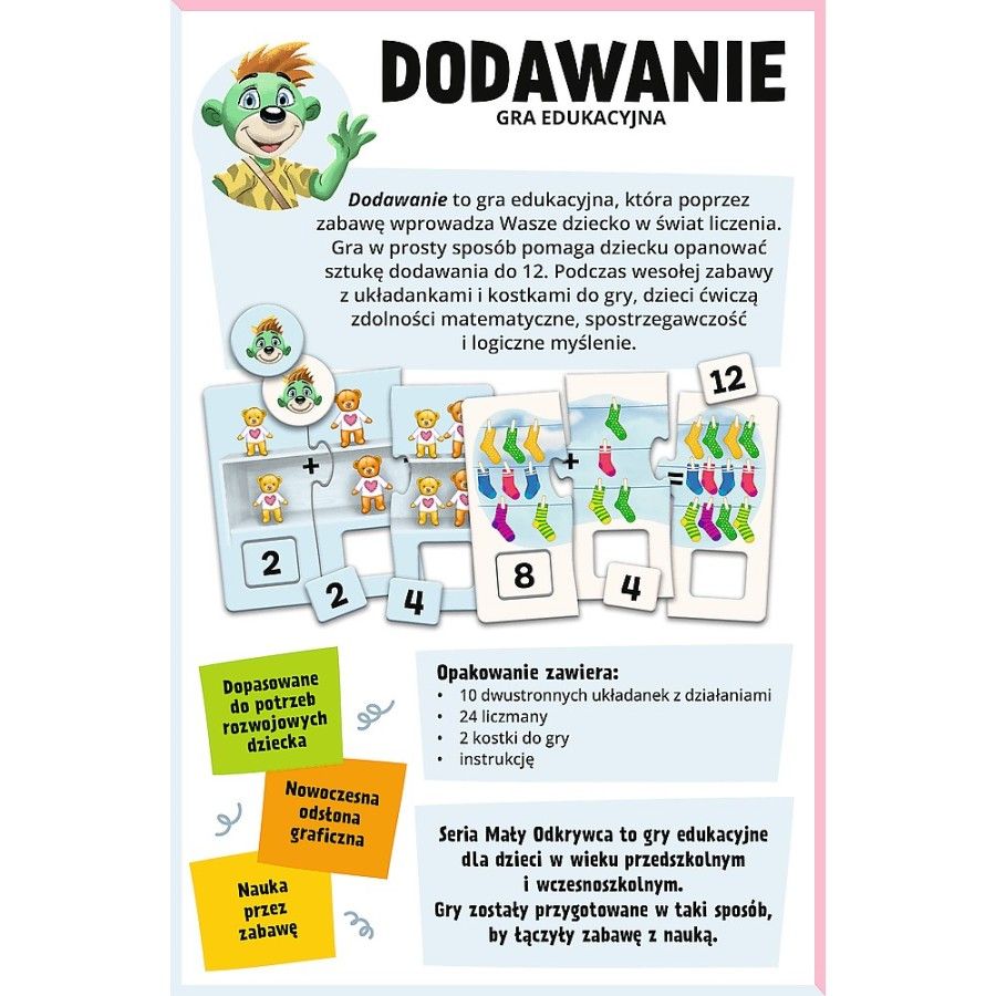 Trefl Gra Dodawanie Mały odkrywca