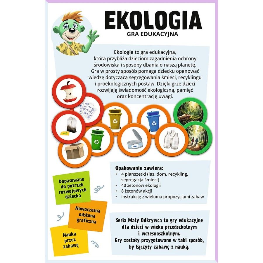 Trefl Gra Ekologia Mały odkrywca