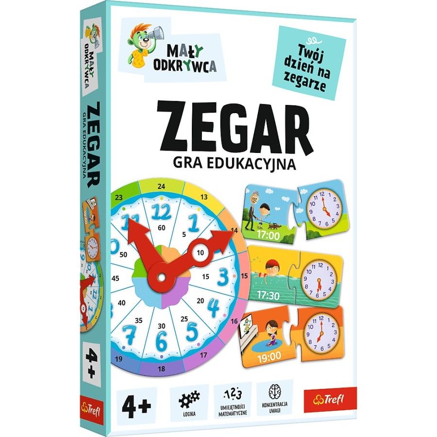 Trefl Gra Zegar Mały odkrywca