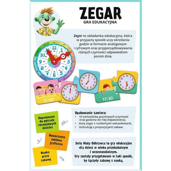 Trefl Gra Zegar Mały odkrywca