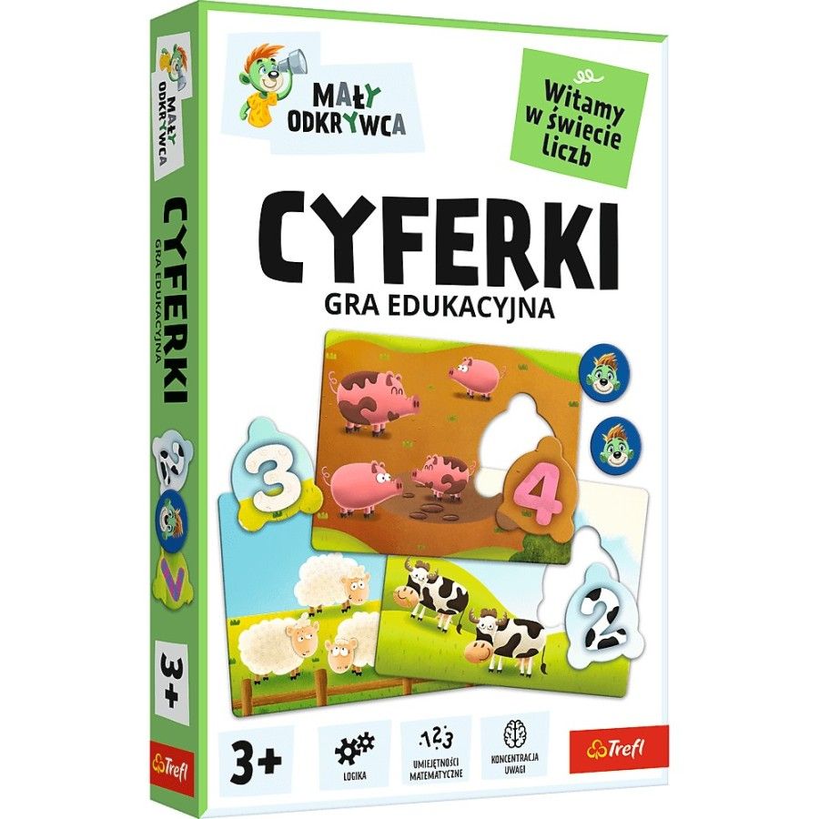 Trefl Gra Cyferki Mały odkrywca