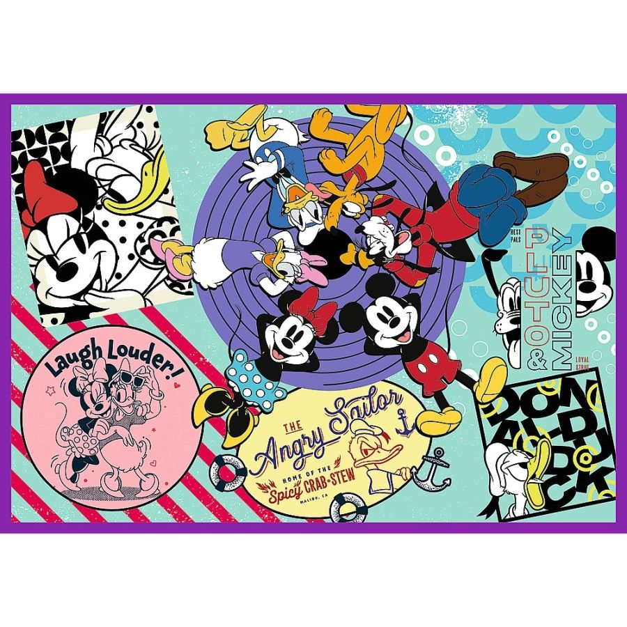 Trefl Puzzle 4x250el. Seria przygód Myszki Miki