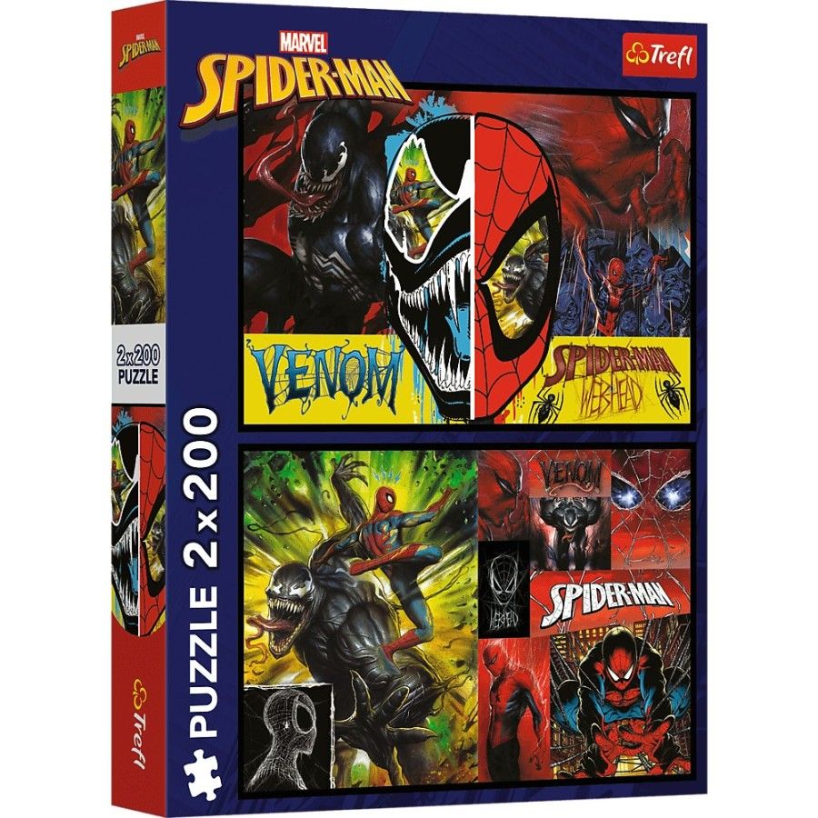 Trefl Puzzle 2x200el. Dzień i noc Spidermana