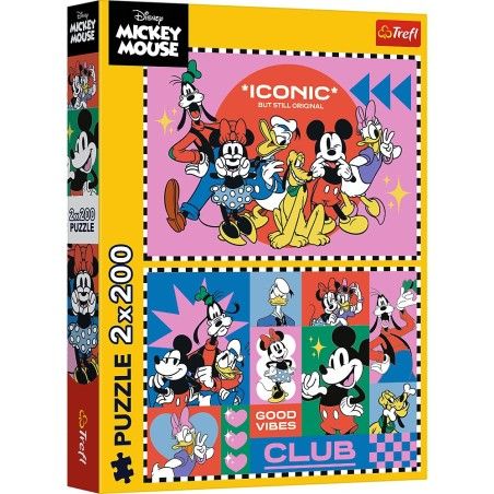 Trefl 2x200el pussel. Tid med Disney-vänner