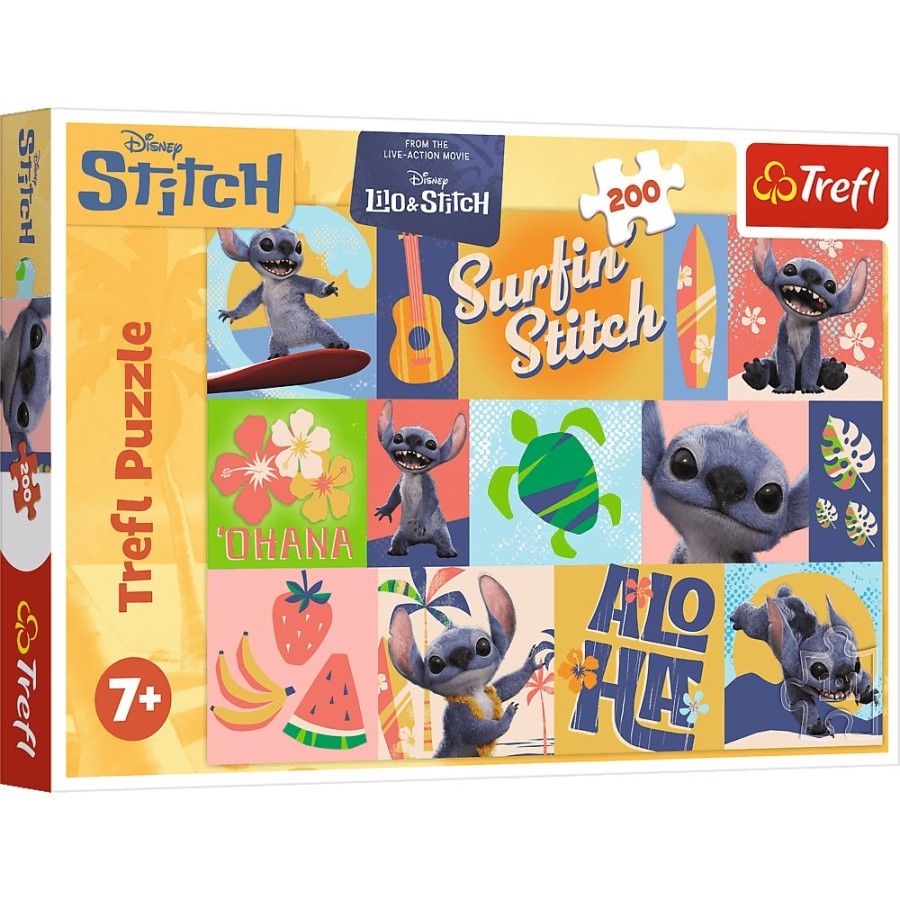 Trefl Puzzle 200el. Hawajskie przygody Lilo & Stitch
