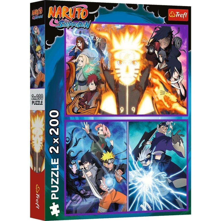 Trefl Puzzle 2x200el. Ninja z Wioski Ukrytego Liścia -