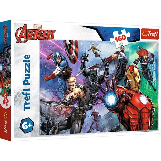 Trefl 160el puzzle. Mindig kész hősök