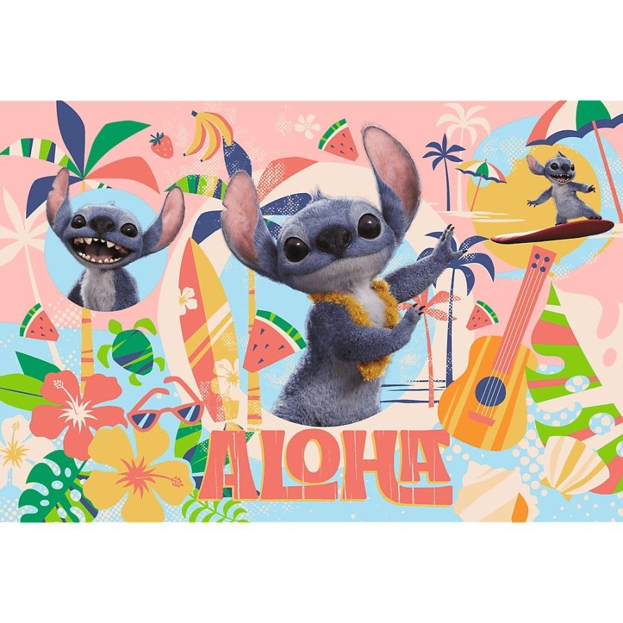 Trefl Puzzle 100el. Stitch i przyjaciele w akcji