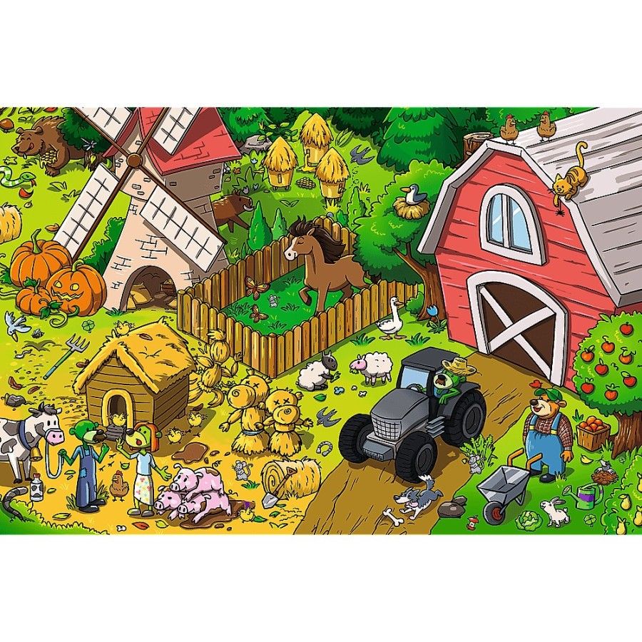 Trefl Puzzle 60el. Trefliki na farmie - 5900511174021