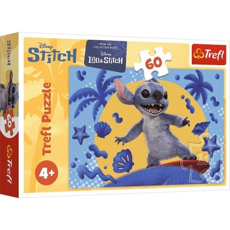 Trefl Puzzle 60el. Dzień ze Stitchem