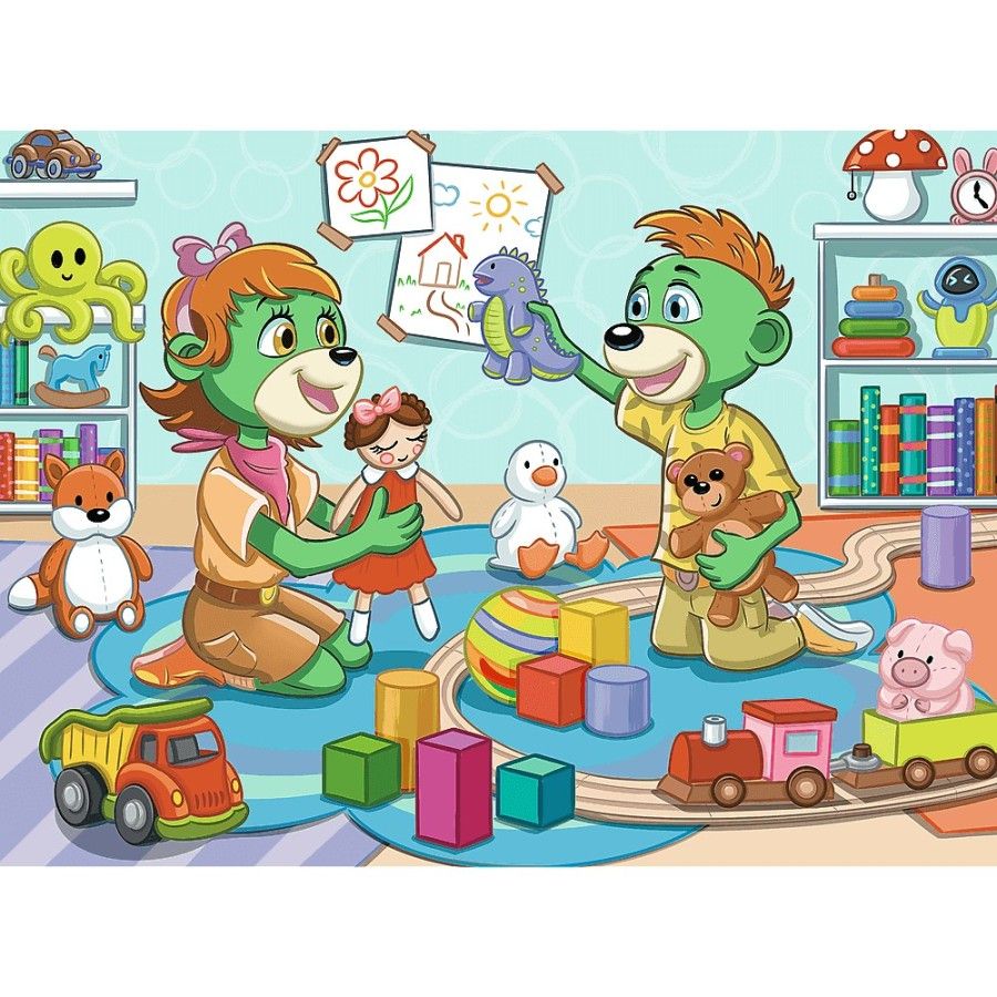 Trefl Puzzle 30el. Radosna Rodzina Treflik