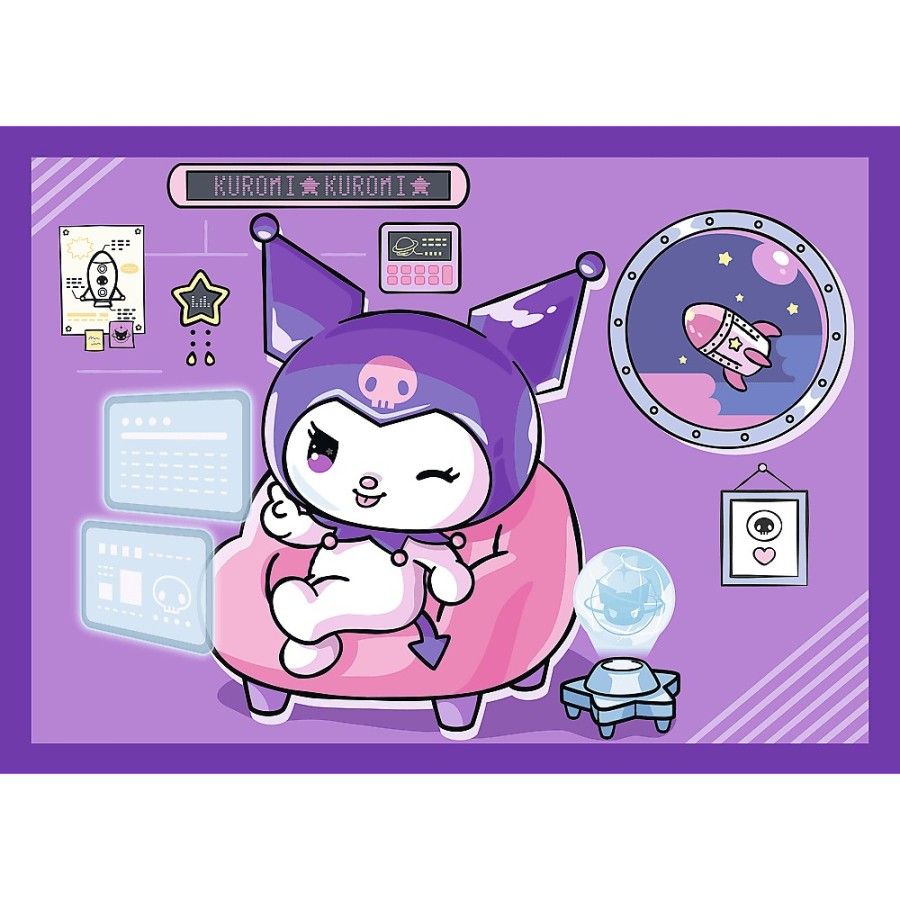Trefl Puzzle 4w1 Dzień Kuromi