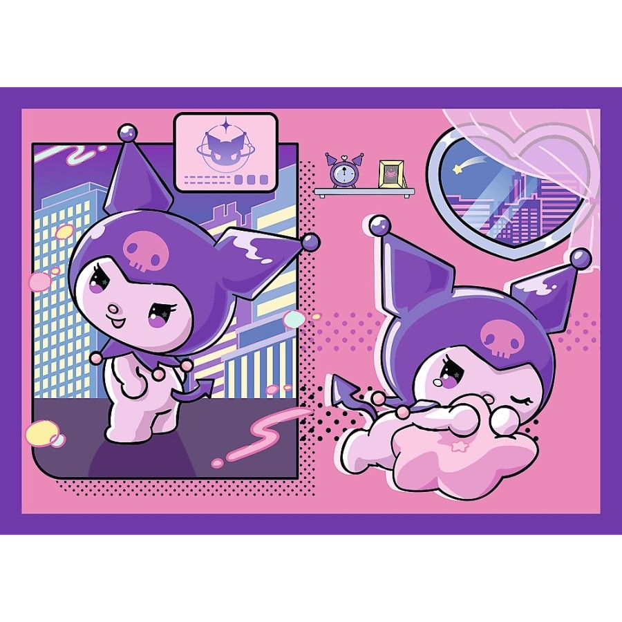 Trefl Puzzle 4w1 Dzień Kuromi
