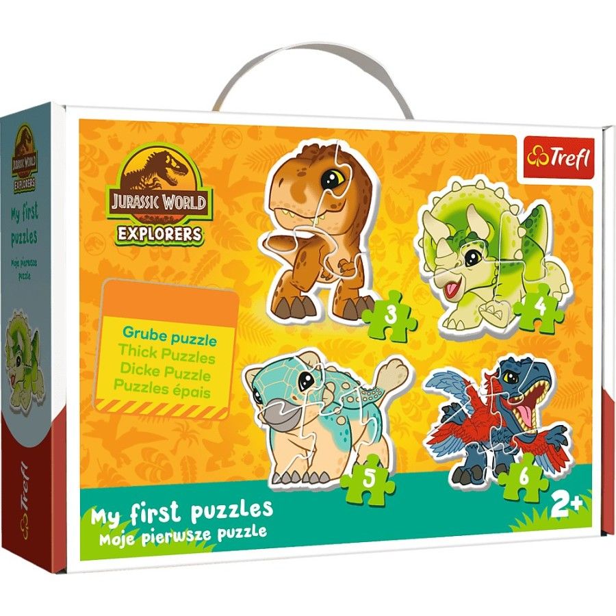 Trefl Puzzle Baby Classic Urocze dinozaury