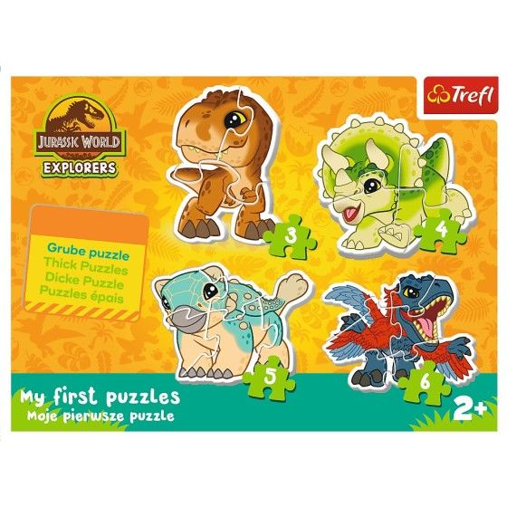 Trefl Puzzle Baby Classic Urocze dinozaury