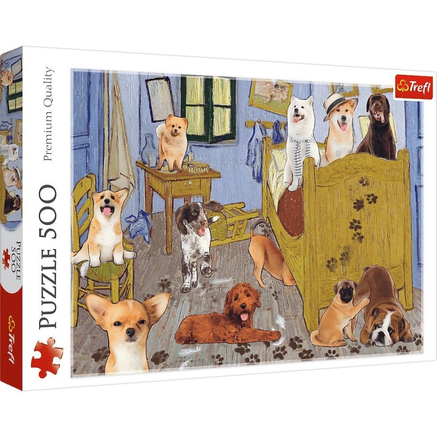 Trefl Puzzle 500el. Pokój van Gogha psia Rewolucja