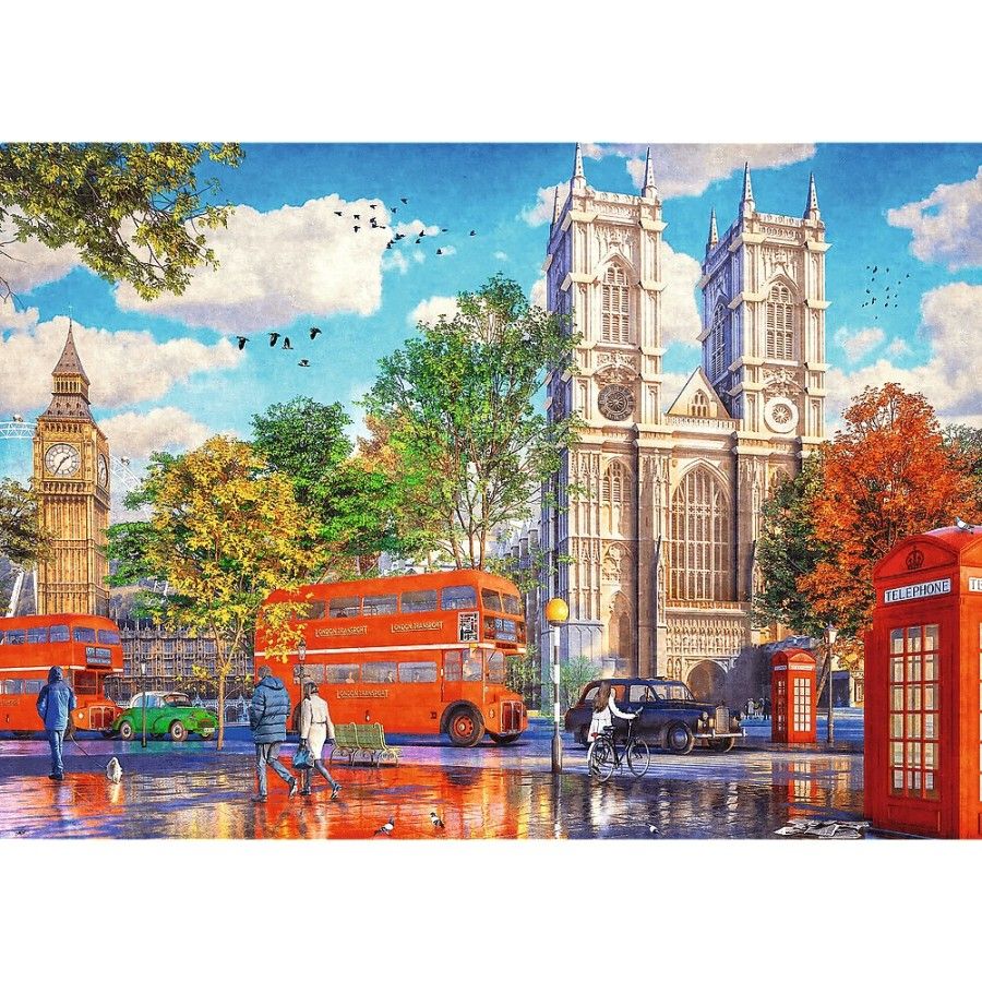 Trefl Puzzle 1000el. Premium Plus Tea Time Widok na Londyn