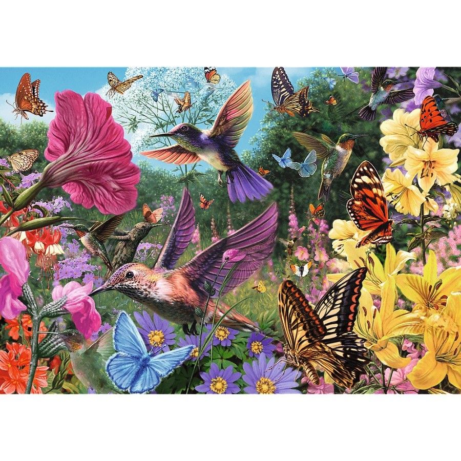 Trefl Puzzle 1000el. Premium Plus Tea Time Ogród dla ptaków