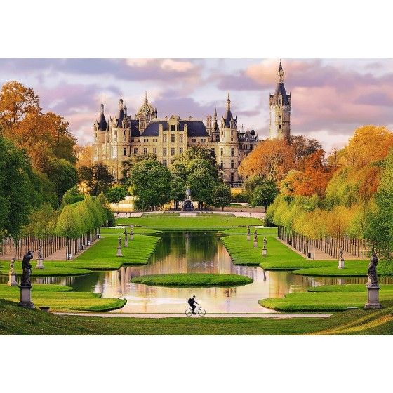Trefl 1000el puzzle. Premium Plus Photo Odyssey Castle in