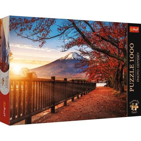 Trefl 1000el puzzle. Premium Plus Photo Odyssey Mount Fuji, Japonsko