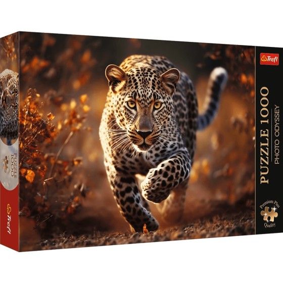 Trefl Puzzle 1000el. Premium Plus Photo Odyssey Dziki Leopard