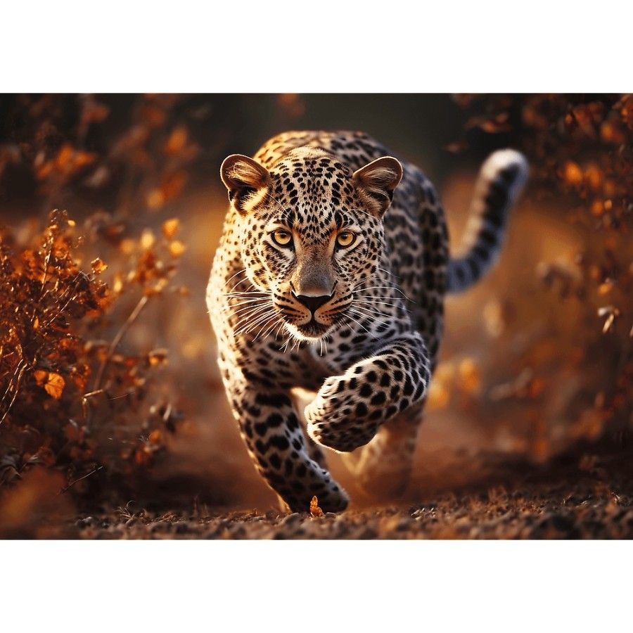 Trefl Puzzle 1000el. Premium Plus Photo Odyssey Dziki Leopard