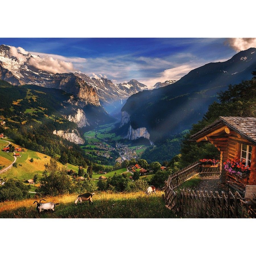 Trefl 1000el puzzle. Premium plus photo Odyssey údolí