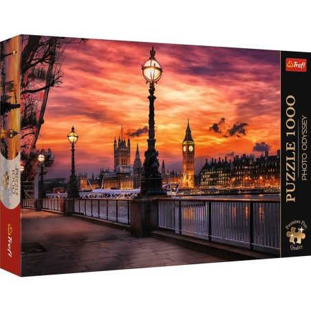 Trefl 1000el галаваломкі. Premium Plus Photo Odyssey Big Ben, London