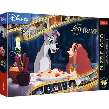 Trefl 1000el Puzzle. Premium plus ikonische Momente in der Liebe in einem Mischling