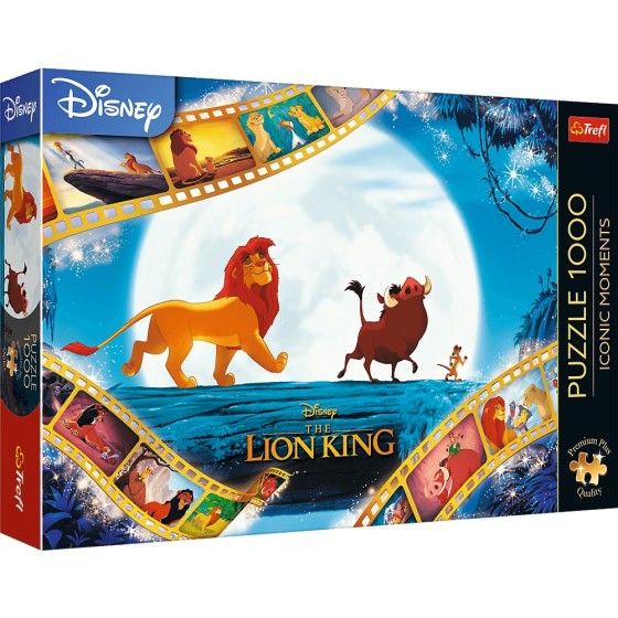Trefl Puzzle 1000el. Premium Plus Iconic Moments Król Lew