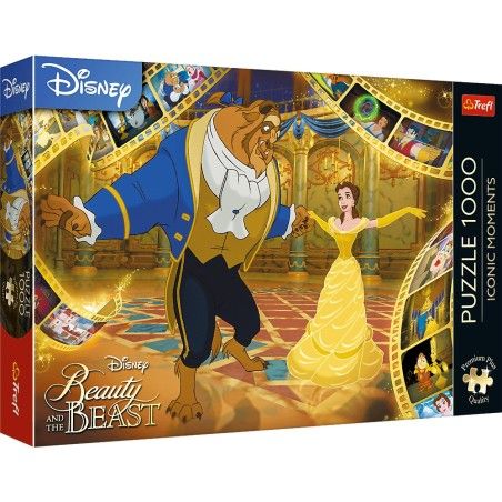 Trefl 1000el puzzle. Premium Plus momenti iconici Bello e Beast