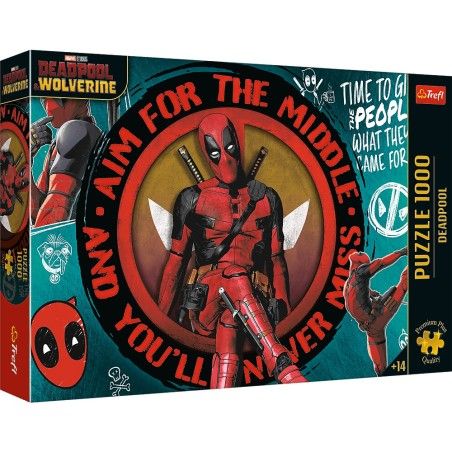 Trefl 1000el rompecabezas. Premium Plus Deadpool