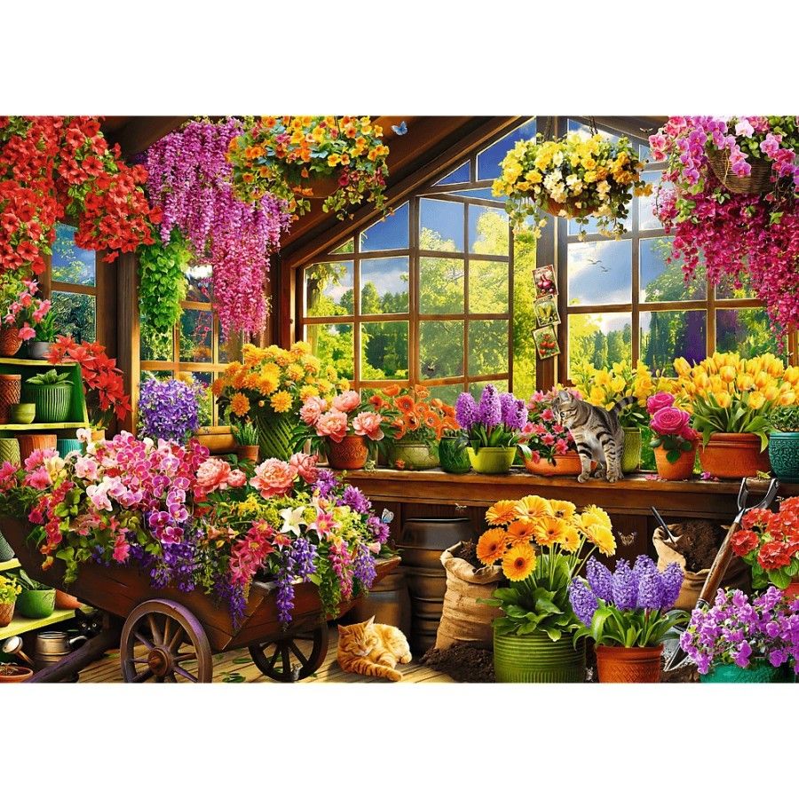 Trefl 1000el Puzzle. Premium plus Teezeitvorbereitungen für