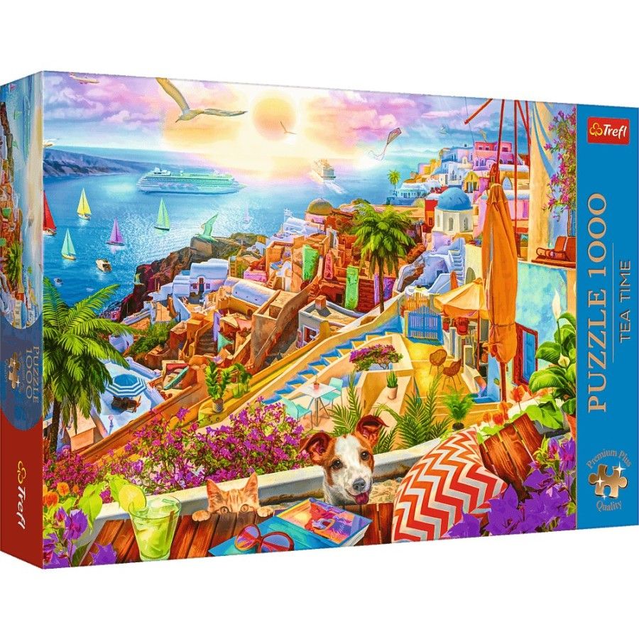 Trefl Puzzle 1000el. Premium Plus Tea Time Z wizytą na